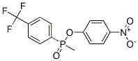 4-nitrophenyl methyl(4-trifluoromethylphenyl)phosphinate Struktur