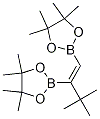 (E)-2,2'-(3,3-diMethylbut-1-ene-1,2-diyl)bis(4,4,5,5-tetraMethyl-1,3,2-dioxaborolane) Struktur