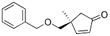 2-Cyclopenten-1-one,4-methyl-4-[(phenylmethoxy)methyl]-,(4S)-(9CI) Struktur