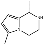 Pyrrolo[1,2-a]pyrazine, 1,2,3,4-tetrahydro-1,6-dimethyl- (9CI) Struktur