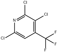 2,3,6-Trichloro-4-(trifluoromethyl)pyridine Struktur