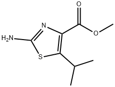 METHYL 2-AMINO-5-ISOPROPYL-1,3-THIAZOLE-4-CARBOXYLATE Struktur