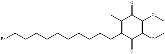 2,5-Cyclohexadiene-1,4-dione, 2-(10-bromodecyl)-5,6-dimethoxy-3-methyl- Struktur