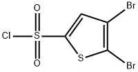 4,5-二溴噻吩-2-磺酰氯 結(jié)構式