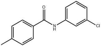 N-(3-chlorophenyl)-4-methylbenzamide Struktur