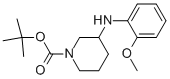 1-Boc-3-(2-methoxyphenylamino)-piperidine Struktur