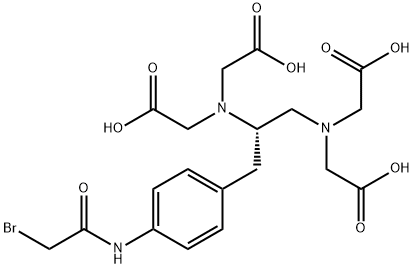 P-BROMOACETAMIDO BENZYL-EDTA Struktur