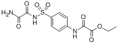 ((4-(((Aminoacetyl)amino)sulfonyl)phenyl)amino)oxoacetic acid ethyl es ter Struktur