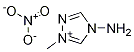 4-aMino-1-Methyl-4H-1,2,4-triazol-1-iuM nitrate Struktur