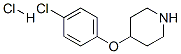 4-(4-CHLOROPHENOXY)PIPERIDINE HYDROCHLORIDE Struktur