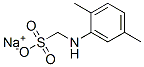 sodium [(2,5-dimethylphenyl)amino]methanesulphonate Struktur