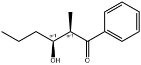 3-HYDROXY-2-METHYL-1-PHENYL-HEXAN-1-ONE Struktur