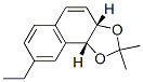 Naphtho[1,2-d]-1,3-dioxole, 8-ethyl-3a,9b-dihydro-2,2-dimethyl-, (3aS,9bR)- (9CI) Struktur