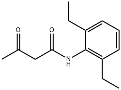 N-(2,6-diethylphenyl)-3-oxobutyramide Struktur