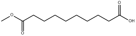 SEBACIC ACID MONOMETHYL ESTER Structure