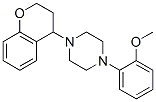 1-chroman-4-yl-4-(2-methoxyphenyl)piperazine Struktur