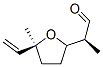 (2R)-2-[(2S,5S)-5-ethenyl-5-methyl-oxolan-2-yl]propanal Struktur