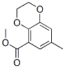 1,4-Benzodioxin-5-carboxylicacid,2,3-dihydro-7-methyl-,methylester(9CI) Struktur