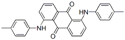 1,5-bis(4-methylphenyl)amino]anthraquinone  Struktur