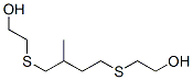 2,2'-[(2-methylbutane-1,4-diyl)bis(thio)]bisethanol Struktur