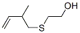 2-[(2-methylbut-3-enyl)thio]ethanol Struktur