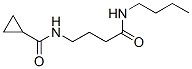 N-butyl-4-(cyclopropanecarbonylamino)butanamide Struktur