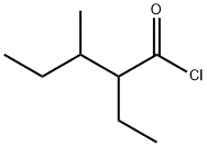 2-ethyl-3-Methylpentanoyl chloride Struktur