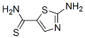 5-Thiazolecarbothioamide,  2-amino- Struktur