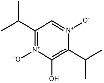 2-Pyrazinol, 3,6-bis(1-methylethyl)-, 1,4-dioxide (9CI) Struktur