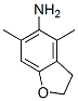 5-Benzofuranamine,  2,3-dihydro-4,6-dimethyl- Struktur