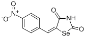 5-((4-Nitrophenyl)methylene)selenazolidine-2,4-dione Struktur