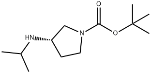 (R)-tert-butyl 3-(isopropylamino)pyrrolidine-1-carboxylate Struktur