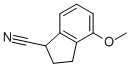 2,3-DIHYDRO-4-METHOXY-1H-INDENE-1-CARBONITRILE Struktur