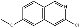 3-CHLORO-6-METHOXYISOQUINOLINE Struktur