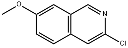 3-CHLORO-7-METHOXYISOQUINOLINE Struktur