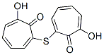 2,2'-Thiobis(7-hydroxy-2,4,6-cycloheptatrien-1-one) Struktur