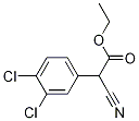 Benzeneacetic acid, 3,4-dichloro-a-cyano-, ethyl ester Struktur