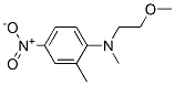 Benzenamine, N-(2-methoxyethyl)-N,2-dimethyl-4-nitro- (9CI) Struktur