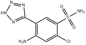 2-chloro-5-(1H-tetrazol-5-yl)sulphanilamide Structure