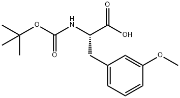 DL-N-(TERT-BUTOXYCARBONYL)-3-METHOXYPHENYLALANINE Struktur