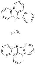 BIS(TRIPHENYLPHOSPHINE)NICKEL(II) IODIDE Struktur