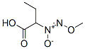 Butanoic acid, 2-(methoxy-NNO-azoxy)- (9CI) Struktur