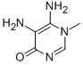 4,5-DIAMINO-3-METHYL-6-OXOPYRIMIDINE Struktur