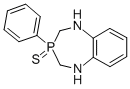 1H-1,5,3-Benzodiazaphosphepine, 2,3,4,5-tetrahydro-3-phenyl-, 3-sulfid e Struktur