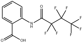 2-[(2,2,3,3,4,4,4-HEPTAFLUOROBUTANOYL)AMINO!BENZOIC ACID, TECH Struktur