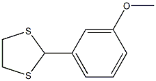 1,3-DITHIOLANE, 2-(m-METHOXYPHENYL)- Struktur