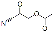 2-cyano-2-oxoethyl acetate Struktur