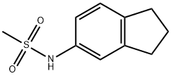 N-2,3-Dihydro-1H-inden-5-ylmethanesulfonamide Struktur