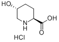 (2S,5R)-5-HYDROXYPIPECOLIC ACID HCL Struktur