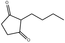 1,3-Cyclopentanedione, 2-butyl- Struktur